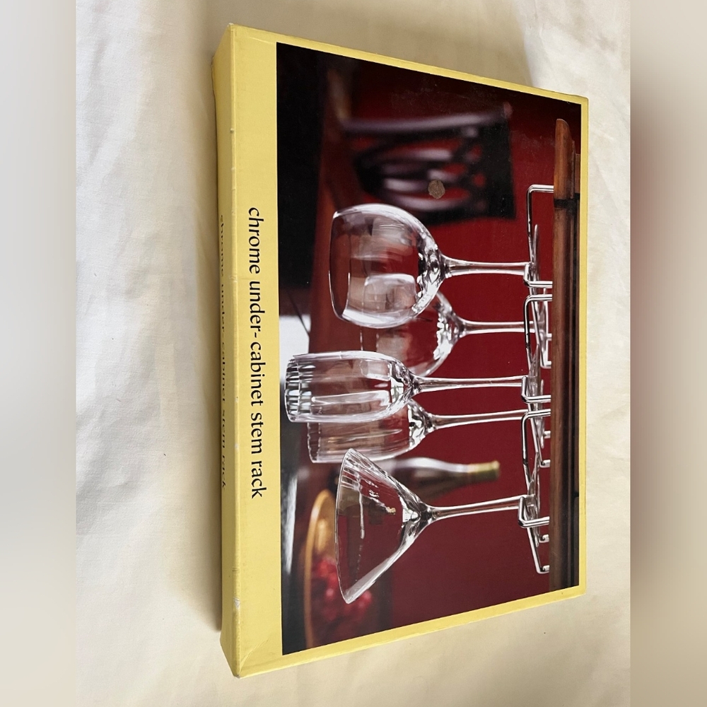 Chrome Glassware Organizer Rack - Picture 2 of 2